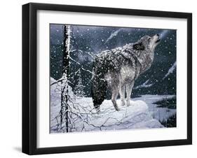 Lone Wolf-Jeff Tift-Framed Giclee Print