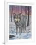 Lone Wolf-Robert Wavra-Framed Giclee Print