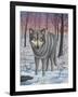 Lone Wolf-Robert Wavra-Framed Giclee Print