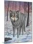 Lone Wolf-Robert Wavra-Mounted Giclee Print