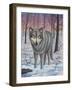 Lone Wolf-Robert Wavra-Framed Giclee Print