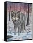 Lone Wolf-Robert Wavra-Framed Stretched Canvas