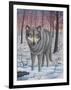 Lone Wolf-Robert Wavra-Framed Giclee Print