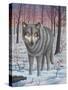 Lone Wolf-Robert Wavra-Stretched Canvas