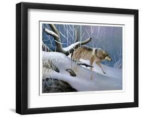 Lone Wolf-Leo Stans-Framed Art Print