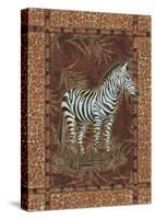 Lone Zebra-Kathleen Denis-Stretched Canvas