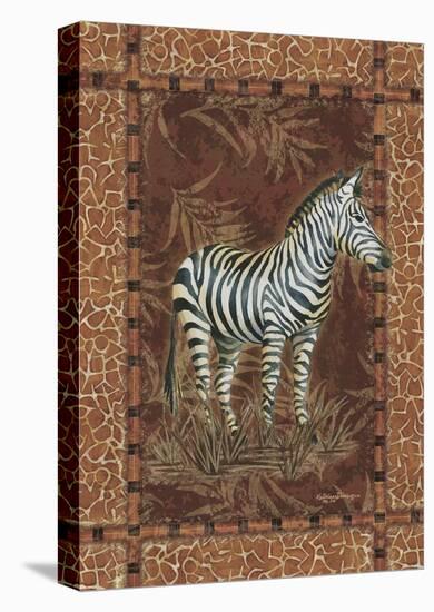 Lone Zebra-Kathleen Denis-Stretched Canvas