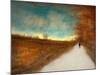 Lonely Autumn Path-Robert Cattan-Mounted Photographic Print