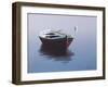 Lonely Boat in Red-Zhen-Huan Lu-Framed Giclee Print