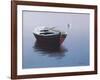 Lonely Boat in Red-Zhen-Huan Lu-Framed Giclee Print