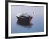 Lonely Boat in Red-Zhen-Huan Lu-Framed Giclee Print