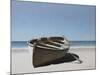 Lonely Boat on Beach-Zhen-Huan Lu-Mounted Giclee Print