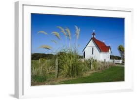 Lonely Church in the Catlins, South Island, New Zealand, Pacific-Michael Runkel-Framed Photographic Print