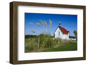 Lonely Church in the Catlins, South Island, New Zealand, Pacific-Michael Runkel-Framed Photographic Print