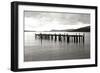 Lonely Dock BW-Dana Styber-Framed Photographic Print