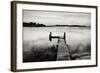 Lonely Dock III-Alan Hausenflock-Framed Photographic Print
