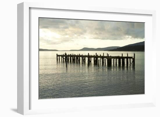 Lonely Dock-Dana Styber-Framed Photographic Print