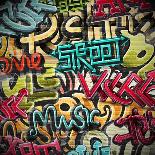 Graffiti Grunge Texture. Eps 10-Lonely-Art Print