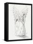 Lonely Guardian Angel In The Moonlight-sylvia pimental-Framed Stretched Canvas