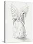 Lonely Guardian Angel In The Moonlight-sylvia pimental-Stretched Canvas