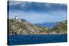 Lonely lighthouse in the Beagle Channel, Tierra del Fuego, Argentina, South America-Michael Runkel-Stretched Canvas