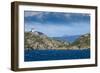 Lonely lighthouse in the Beagle Channel, Tierra del Fuego, Argentina, South America-Michael Runkel-Framed Photographic Print