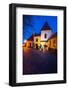 Lonely Strreet in Sibiu, Romania-David Ionut-Framed Photographic Print