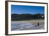 Lonely Surfer on a Beach Near Margaret River, Western Australia, Australia, Pacific-Michael Runkel-Framed Photographic Print