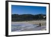Lonely Surfer on a Beach Near Margaret River, Western Australia, Australia, Pacific-Michael Runkel-Framed Photographic Print