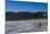 Lonely Surfer on a Beach Near Margaret River, Western Australia, Australia, Pacific-Michael Runkel-Mounted Photographic Print