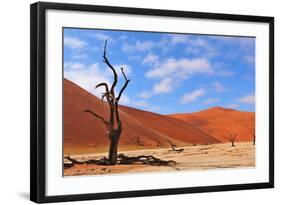 Lonely Tree Skeleton, Deadvlei, Namibia-Grobler du Preez-Framed Photographic Print
