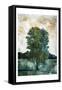 Lonely Tree-Milli Villa-Framed Stretched Canvas