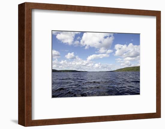 Lonesome landscape on Stora Le Lake, Dalsland, Götaland, Sweden-Andrea Lang-Framed Photographic Print