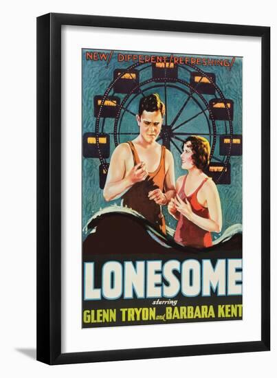 Lonesome-null-Framed Art Print