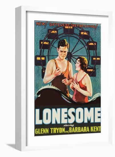 Lonesome-null-Framed Art Print