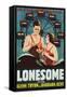 Lonesome-null-Framed Stretched Canvas