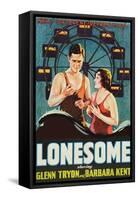 Lonesome-null-Framed Stretched Canvas