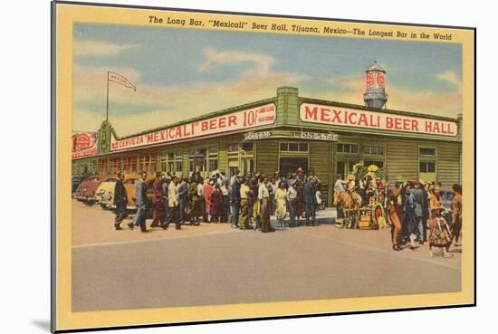 Long Bar, Tijuana, Mexico-null-Mounted Art Print