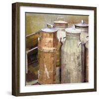 Long Barn - Dairy-Mark Chandon-Framed Giclee Print