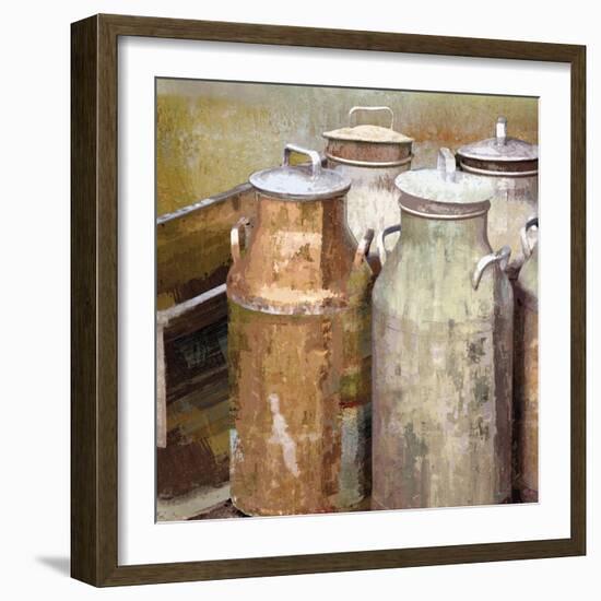 Long Barn - Dairy-Mark Chandon-Framed Giclee Print