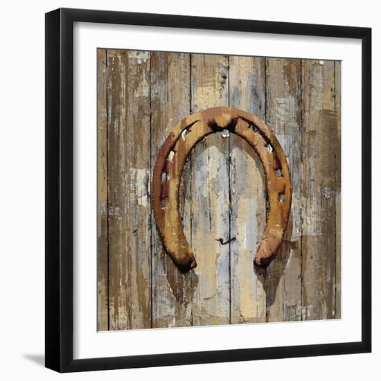 Long Barn - Horseshoe-Mark Chandon-Framed Giclee Print