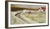 Long Barn - Meander Far-null-Framed Giclee Print