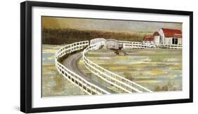 Long Barn - Meander Far-null-Framed Giclee Print