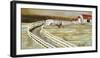 Long Barn - Meander Far-null-Framed Giclee Print