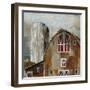 Long Barn - Silo-Mark Chandon-Framed Giclee Print