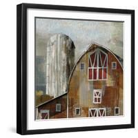 Long Barn - Silo-Mark Chandon-Framed Giclee Print