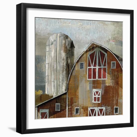 Long Barn - Silo-Mark Chandon-Framed Giclee Print