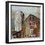 Long Barn - Silo-Mark Chandon-Framed Giclee Print