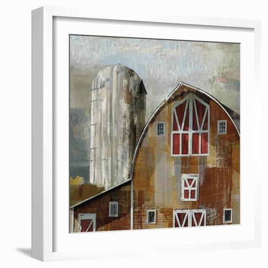 Long Barn - Silo-Mark Chandon-Framed Giclee Print