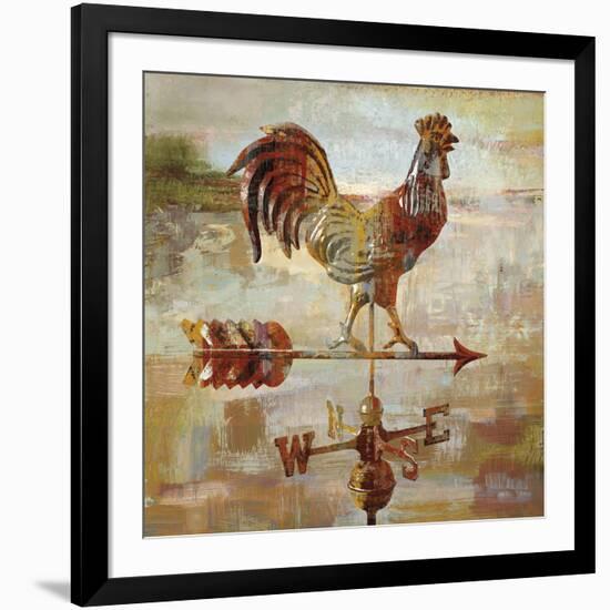 Long Barn - Weathervane-Mark Chandon-Framed Giclee Print